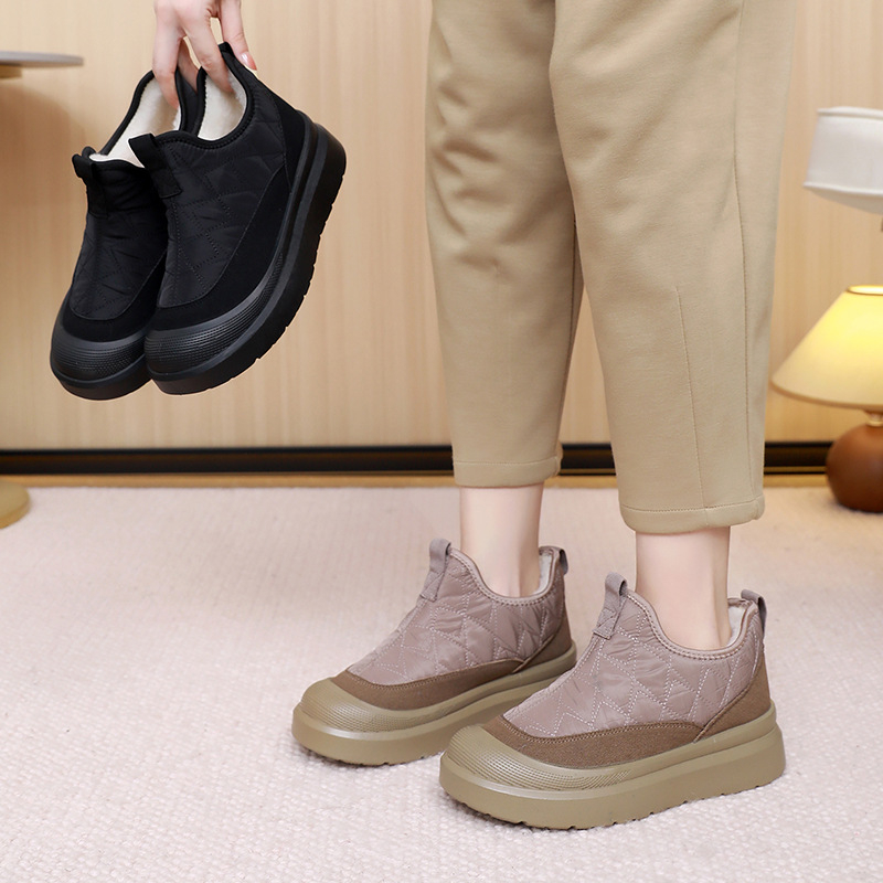 Women Fashion Online - Women Winter Mom Snow Boots Fleece