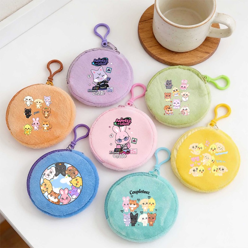 Coin Purse Women - Kpop ATEEZ Idol Coin Purses Keychain