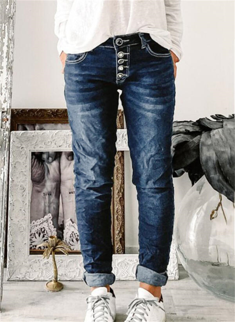 Mom Jeans Women - Women's Breasted Jeans For Women New