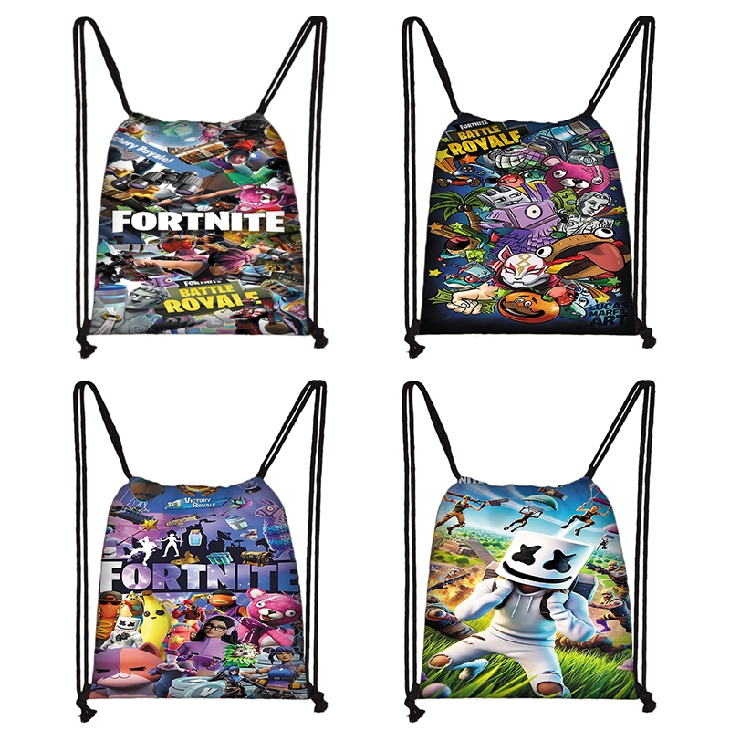 Women Fashion Online - Child Printed Drawstring for Shopping Bag