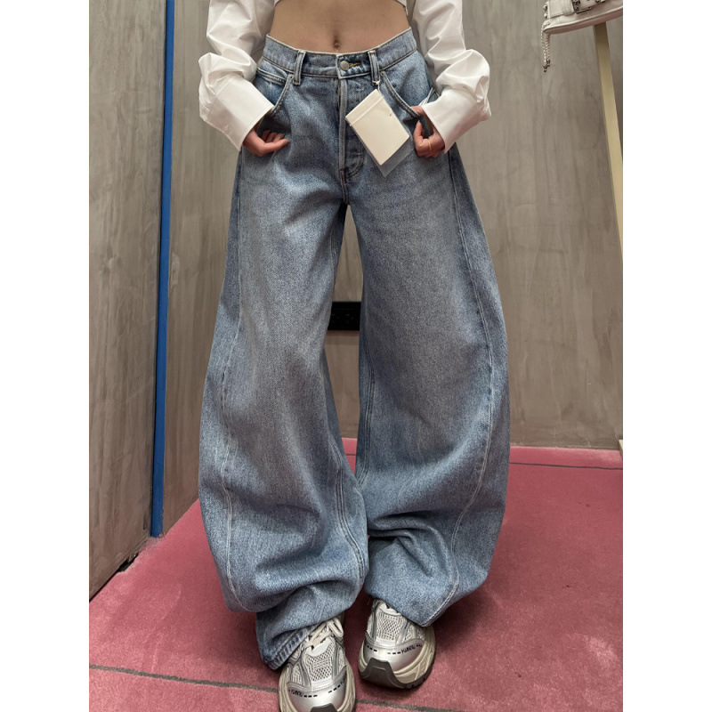 Mom Jeans Women - Autumn Winter Women's American Retro Denim
