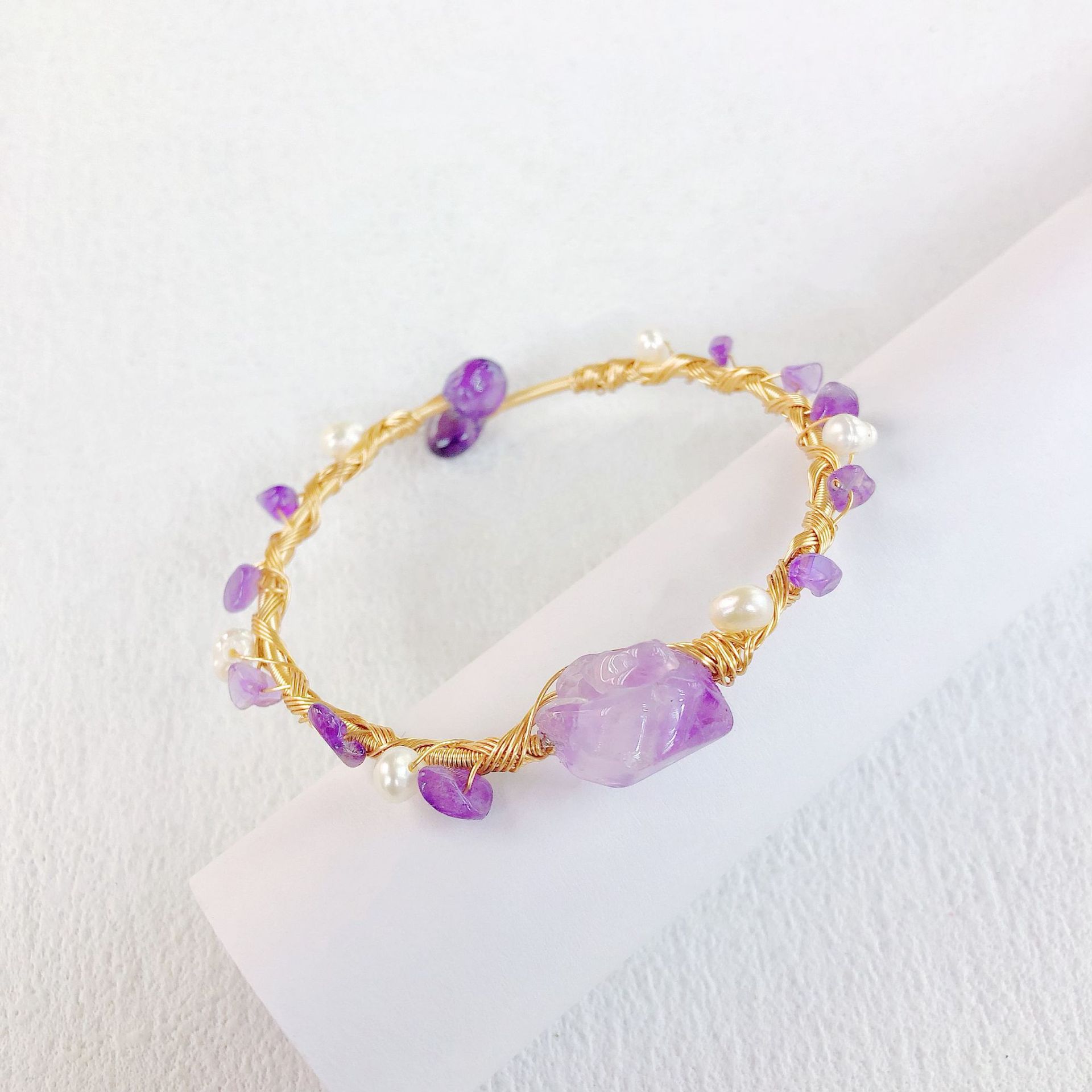 Natural pearl bracelet hand-wo - Women'S Fashion E Commerce recension och pris