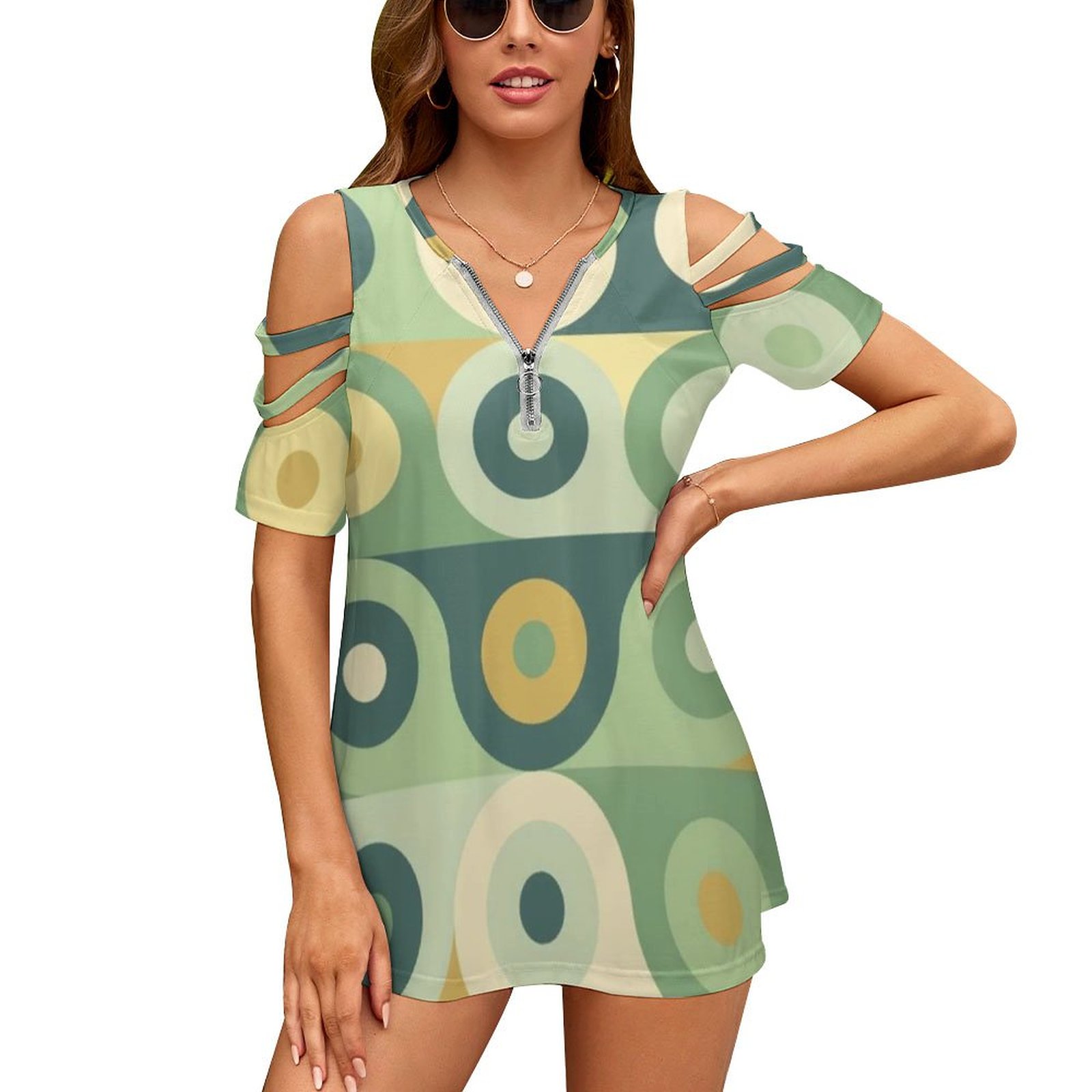 Groovy 70's Pattern Women Zipp - Women'S Fashion In The 60S recension och pris