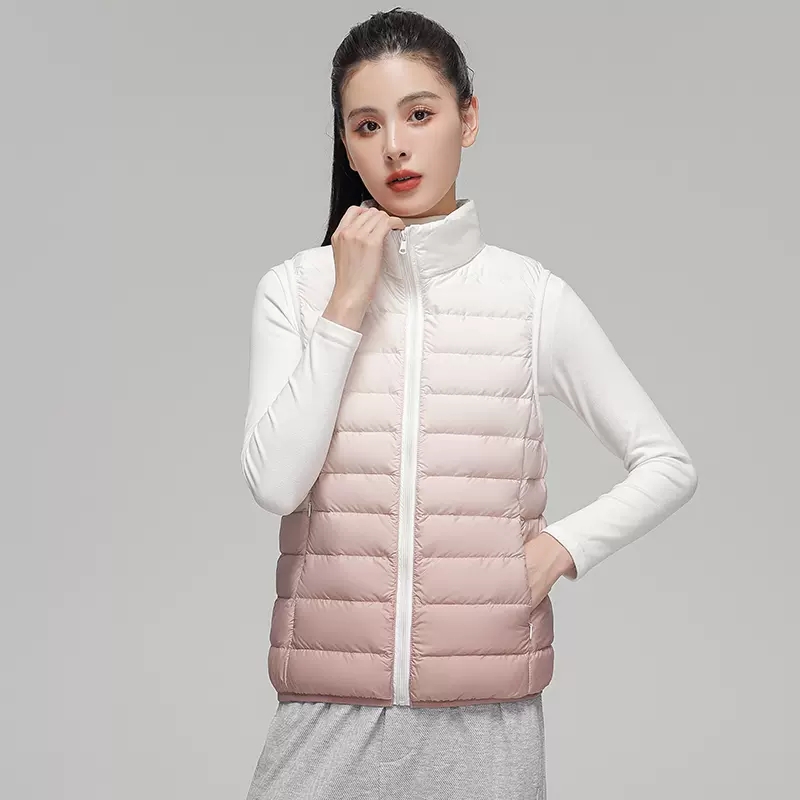 Women Fashion Gradient Ultra L - Puffer Vest Fashion Women recension och pris