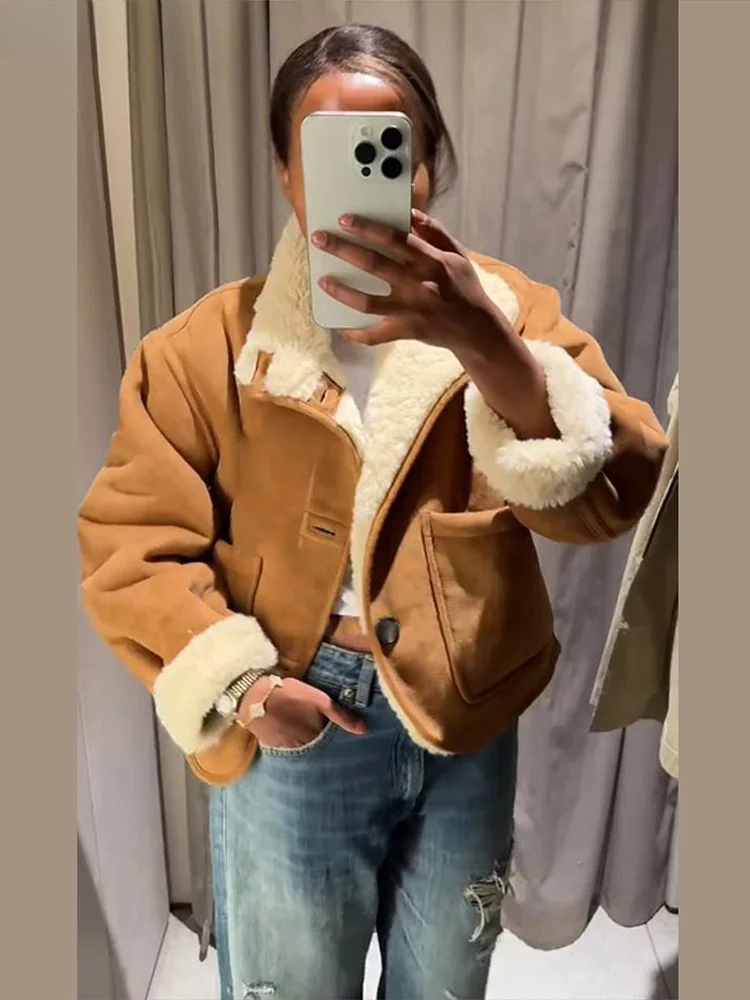 Fashion Double Sided Solid Jac - Women'S Fashion Utility Jacket recension och pris