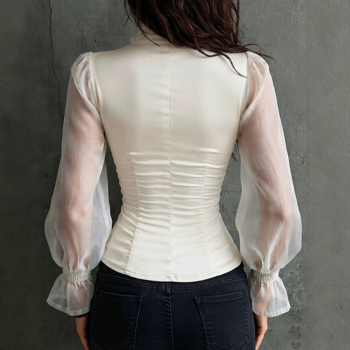 French White Corset Top Women  - Corset Top Boned recension och pris