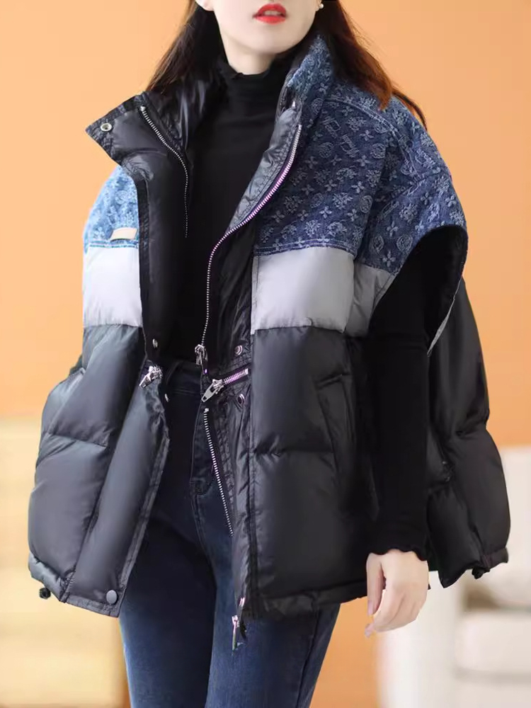 Fashion Retro Down Jacket Vest - Puffer Vest Fashion Women recension och pris