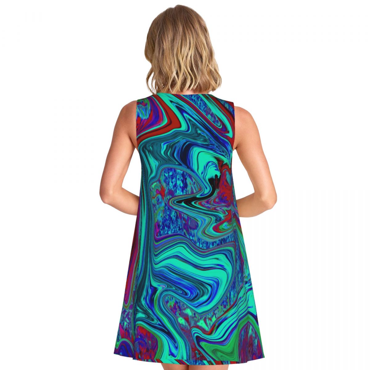 Retro 60s Ar Dress Groovy Abst - Women'S Fashion In The 60S recension och pris
