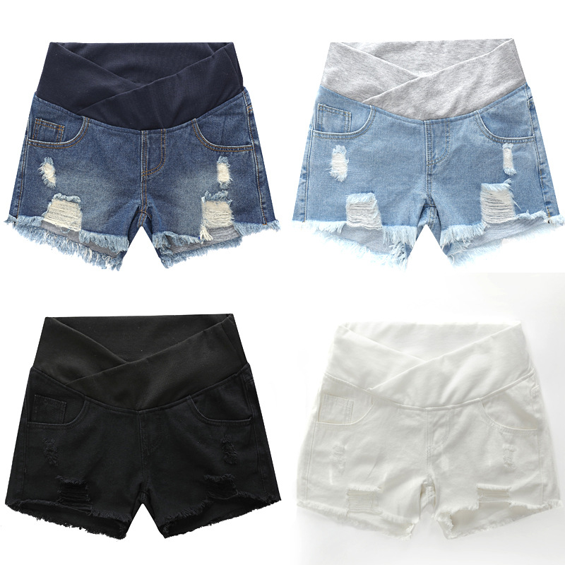 Hot Maternity Shorts High Wais - Mom Jeans Women recension och pris