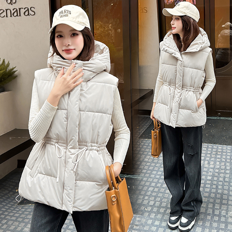 Winter Down Cotton Vest Jacket - Puffer Vest Fashion Women recension och pris