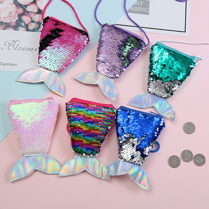 Sequin Coin Purse with Lanyard - Coin Purse Women recension och pris