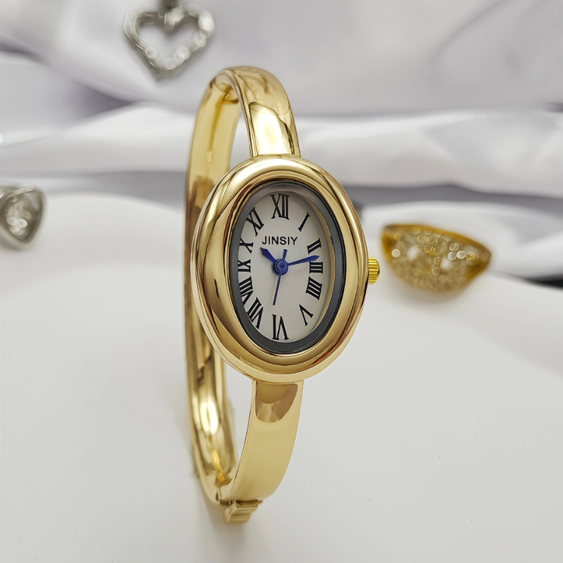 Famous Brand Gold Quartz Watch - Women'S Fashion Digital Watch recension och pris