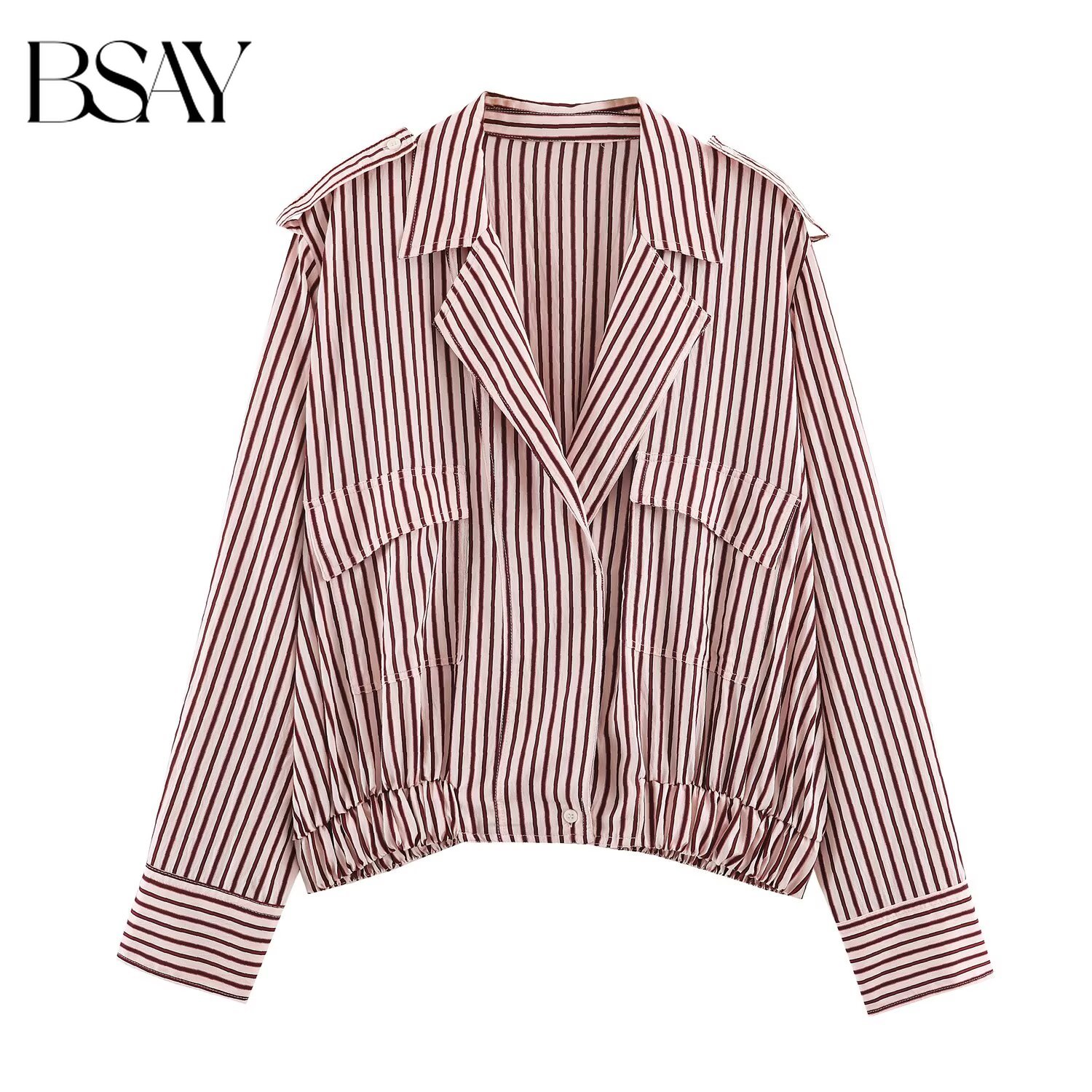 BSAY 2026 Autumn New American  - Women'S Fashion Utility Jacket recension och pris