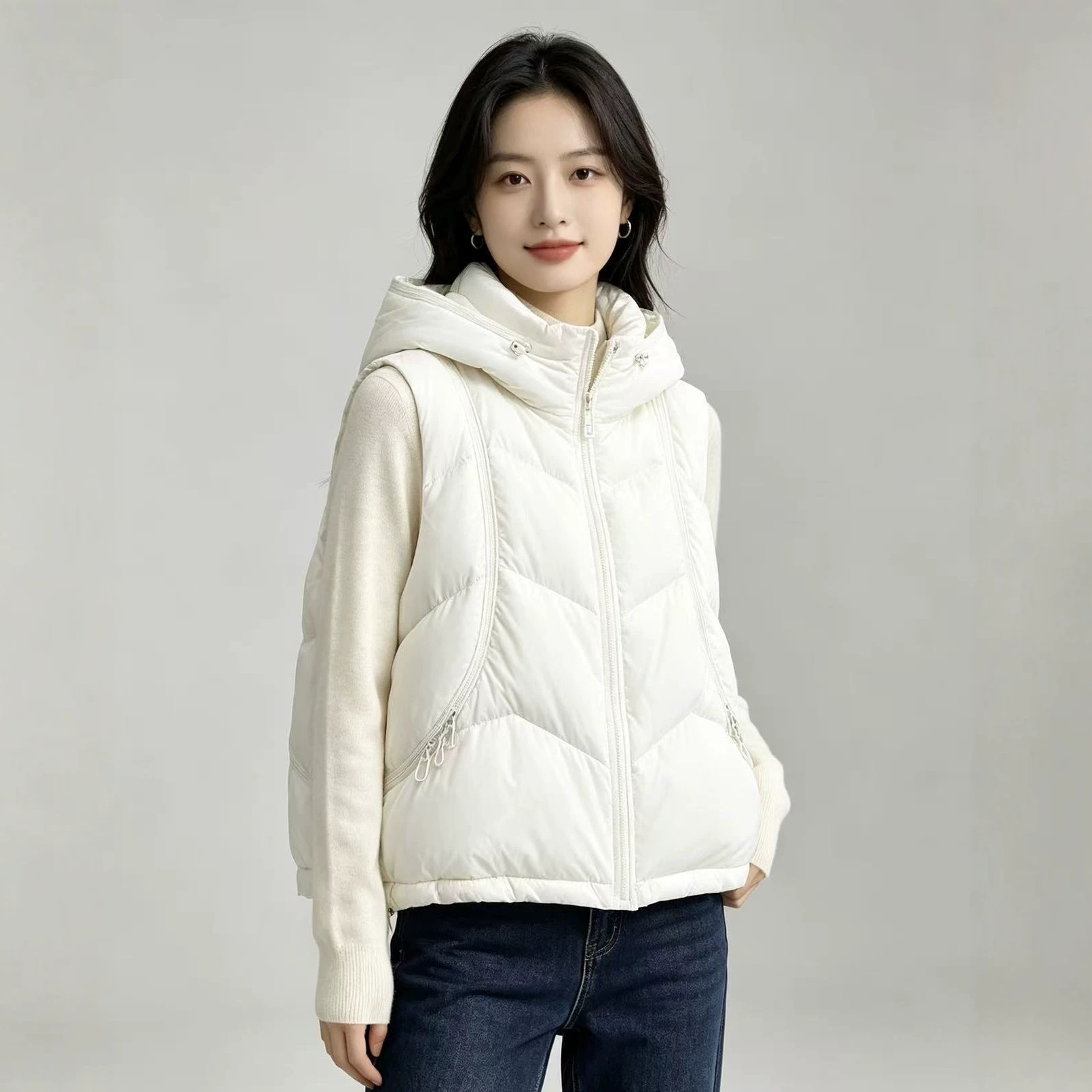 Autumn Winter Women Down Cotto - Puffer Vest Fashion Women recension och pris