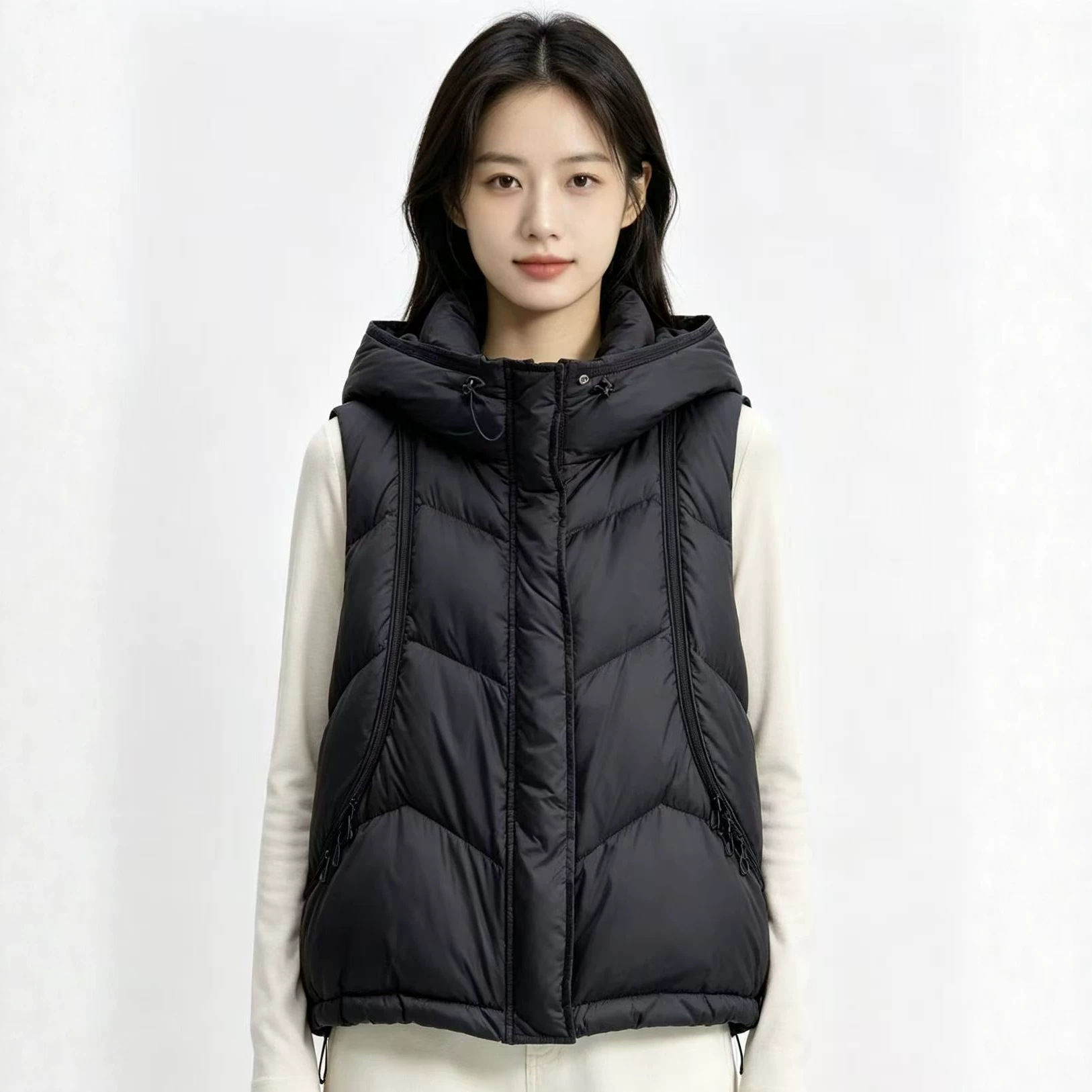 Autumn Winter Women Down Cotto - Puffer Vest Fashion Women recension och pris