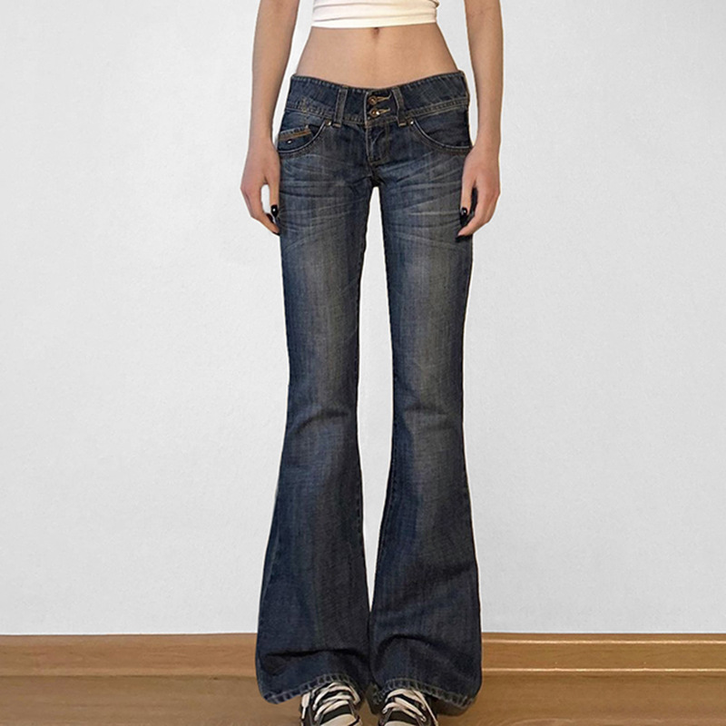 GG Vintage y2k Flared Jeans Re - Mom Jeans Women recension och pris