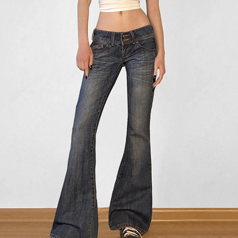GG Vintage y2k Flared Jeans Re - Mom Jeans Women recension och pris