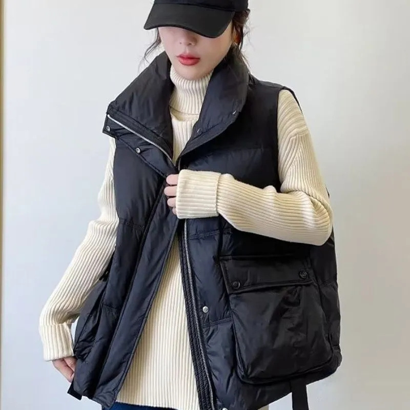 Autumn Winter Lady Fashion Puf - Puffer Vest Fashion Women recension och pris