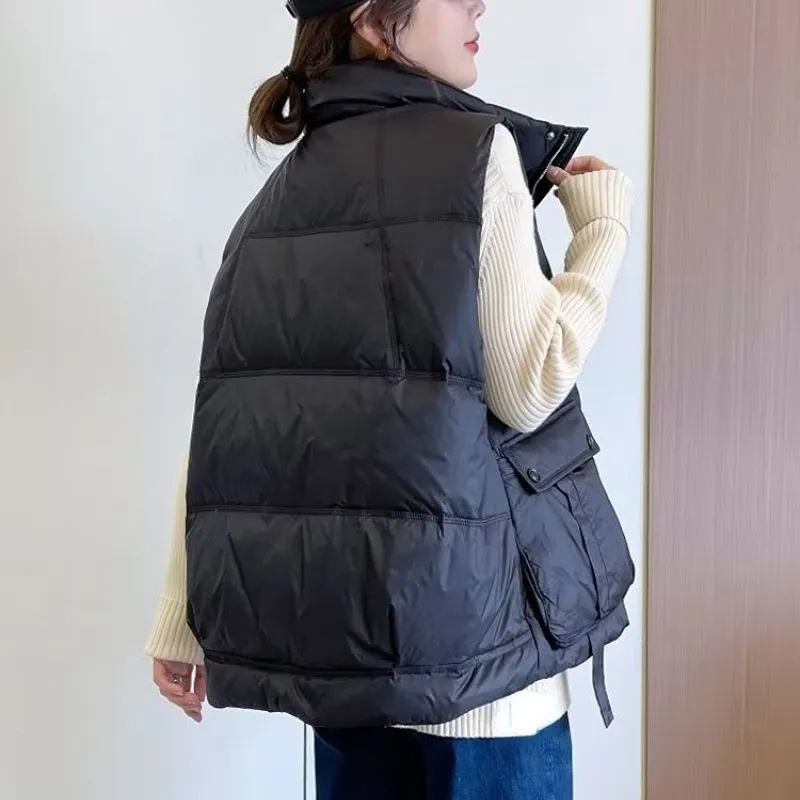 Autumn Winter Lady Fashion Puf - Puffer Vest Fashion Women recension och pris