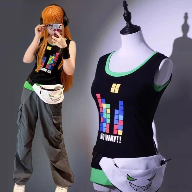 Anime Sakura Futaba Cosplay Co - Knitted Vest Women recension och pris