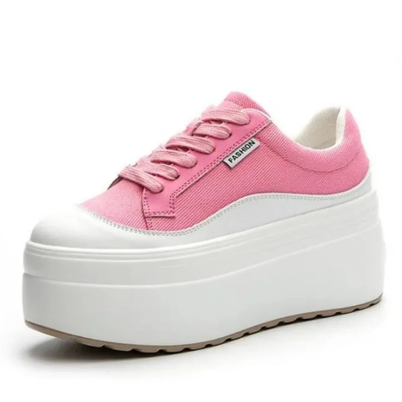 8cm New Canvas Genuine Leather - Women'S Fashion Show recension och pris
