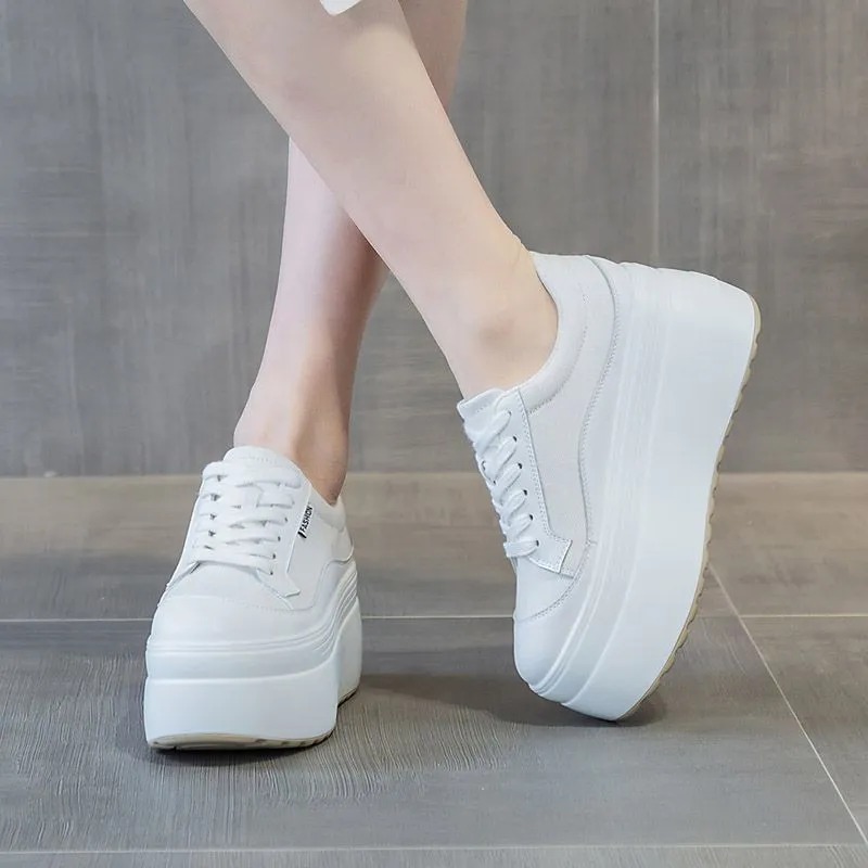 8cm New Canvas Genuine Leather - Women'S Fashion Show recension och pris