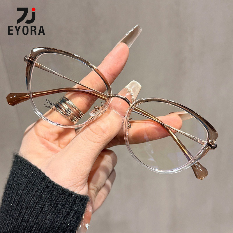 EYORA Small Frame Cat Eye Fash - Women'S Fashion Glasses With Clear Lenses recension och pris
