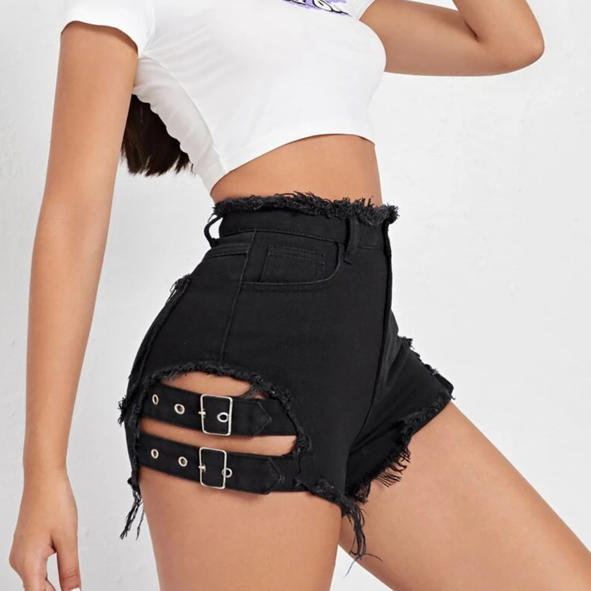 Women High Waist Denim Shorts  - Denim Shorts Women recension och pris