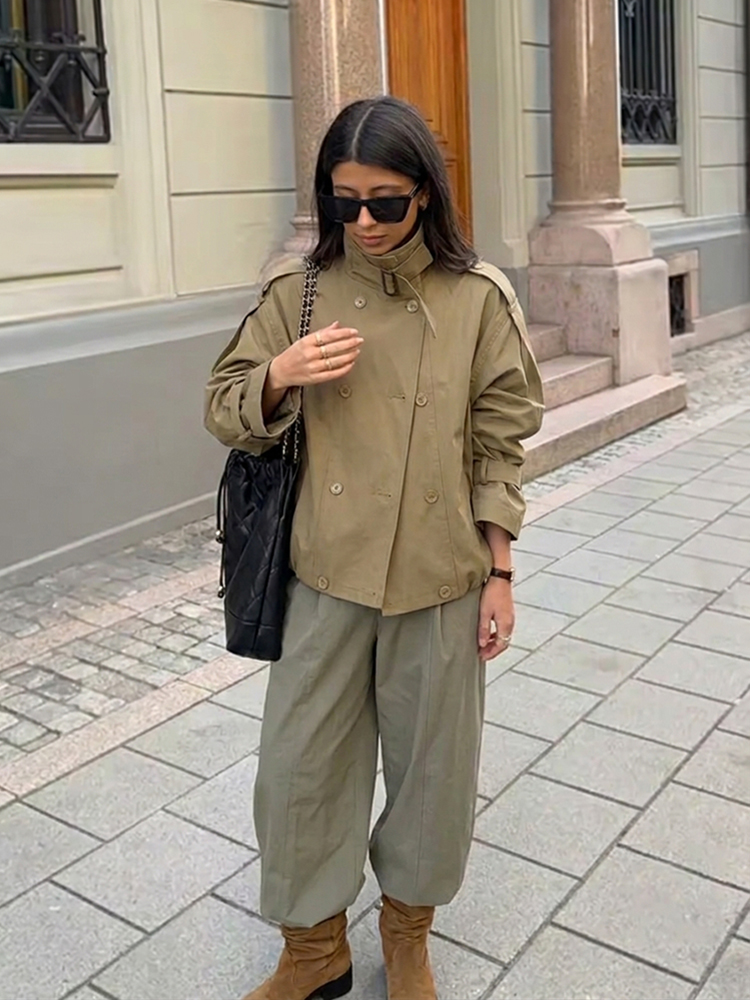 Women Relaxed Fit Short Utilit - Women'S Fashion Utility Jacket recension och pris