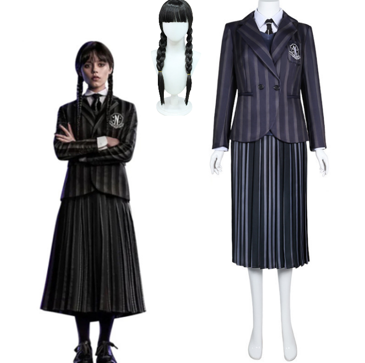 Anime Addams Cosplay Wednesday - Knitted Vest Women recension och pris