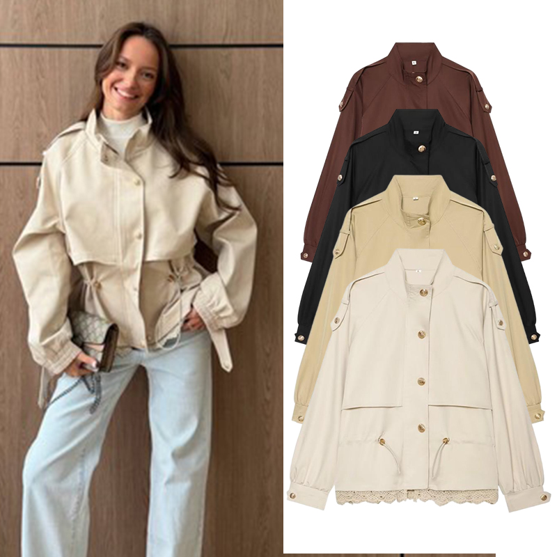 Women's Lace Trim Utility Jack - Women'S Fashion Utility Jacket recension och pris