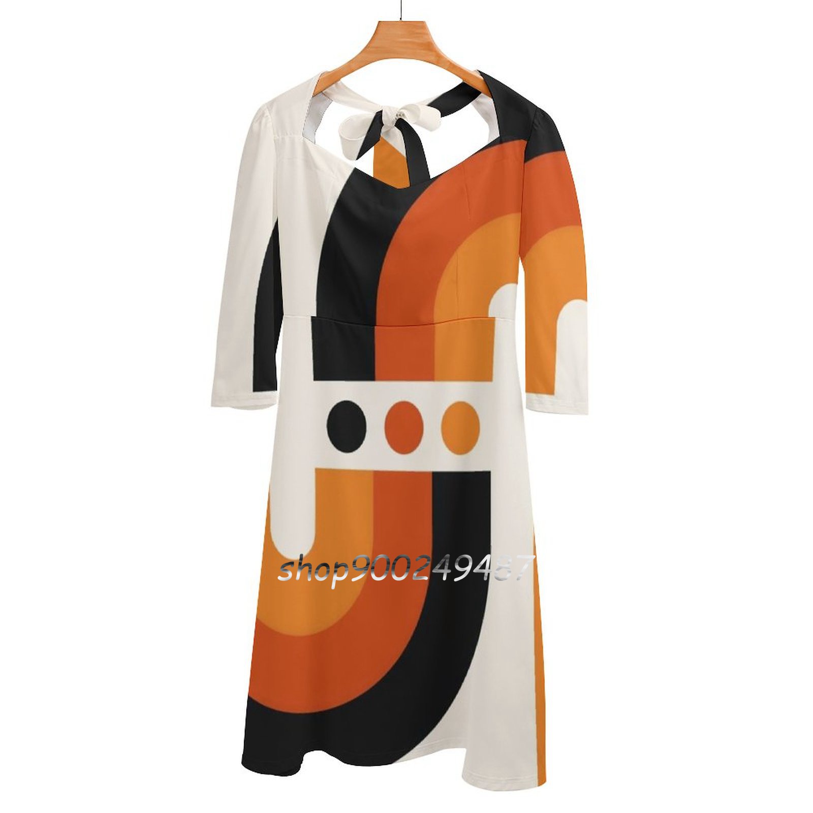 Sunset Rainbow Flare Dress Squ - Women'S Fashion In The 60S recension och pris
