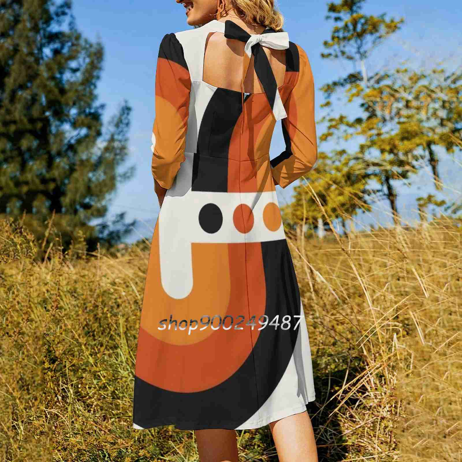 Sunset Rainbow Flare Dress Squ - Women'S Fashion In The 60S recension och pris
