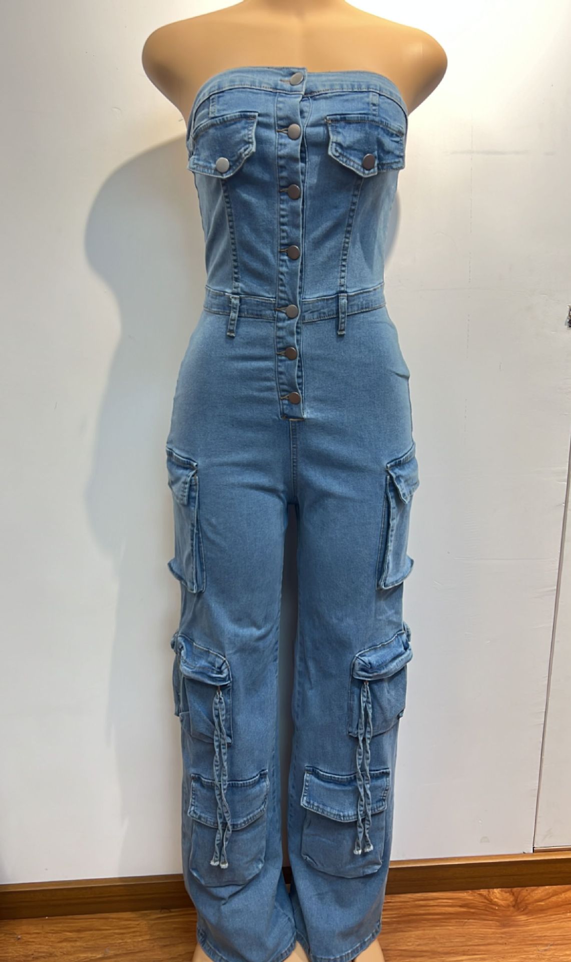 Jumpsuits Women Strapless One  - Mom Jeans Women recension och pris