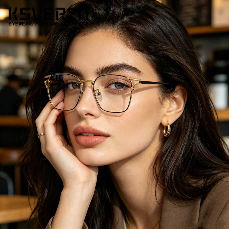 Designer Cat Ear Square Clear  - Women'S Fashion Glasses With Clear Lenses recension och pris