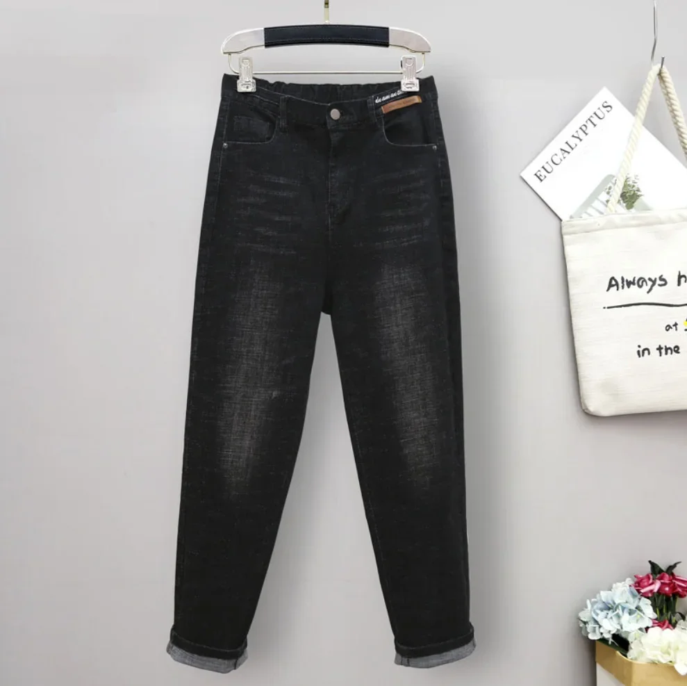 XL-6XL Spring Autumn Large Siz - Mom Jeans Women recension och pris