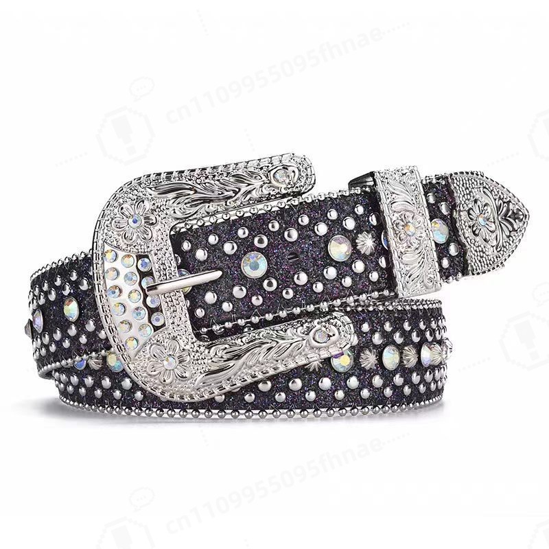 Y2K Style Rhinestone Belt For  - Women Fashion Jeans recension och pris