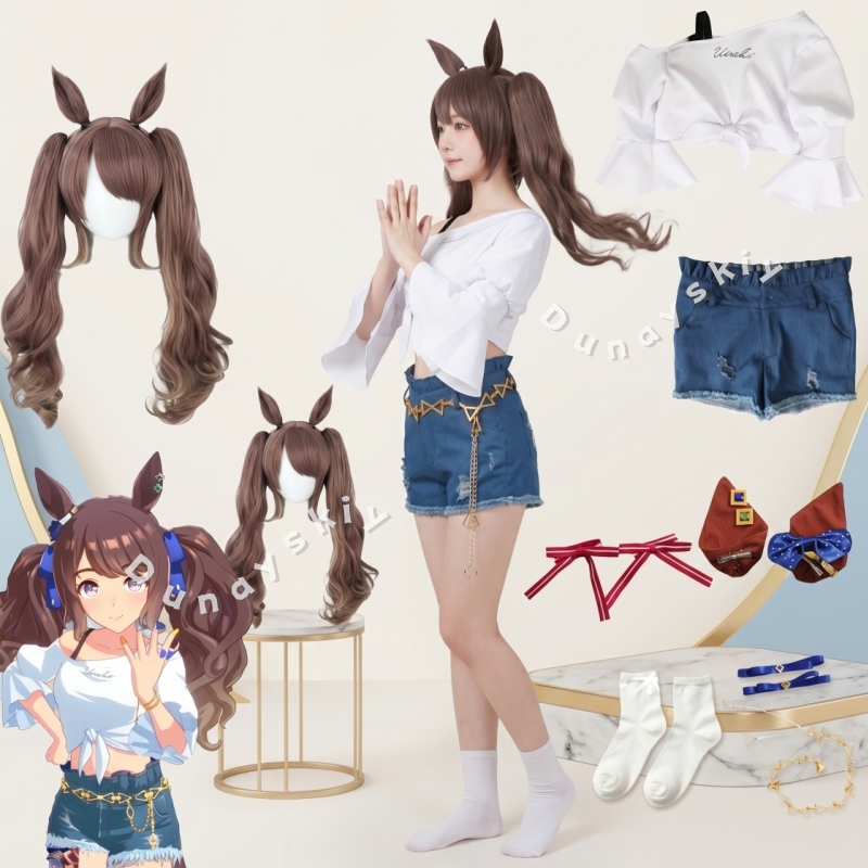 Uma Musume Tosen Jordan Pretty - Denim Shorts Women recension och pris