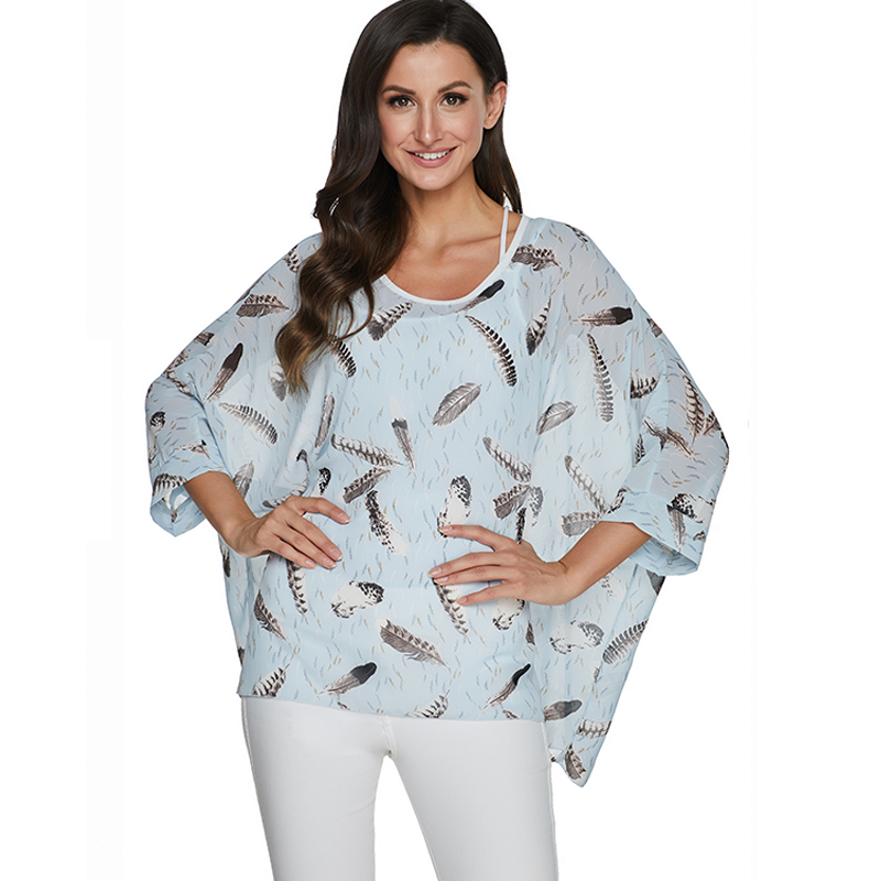 BHflutter camisas mujer 2020 W - Wrap Blouse Chiffon recension och pris