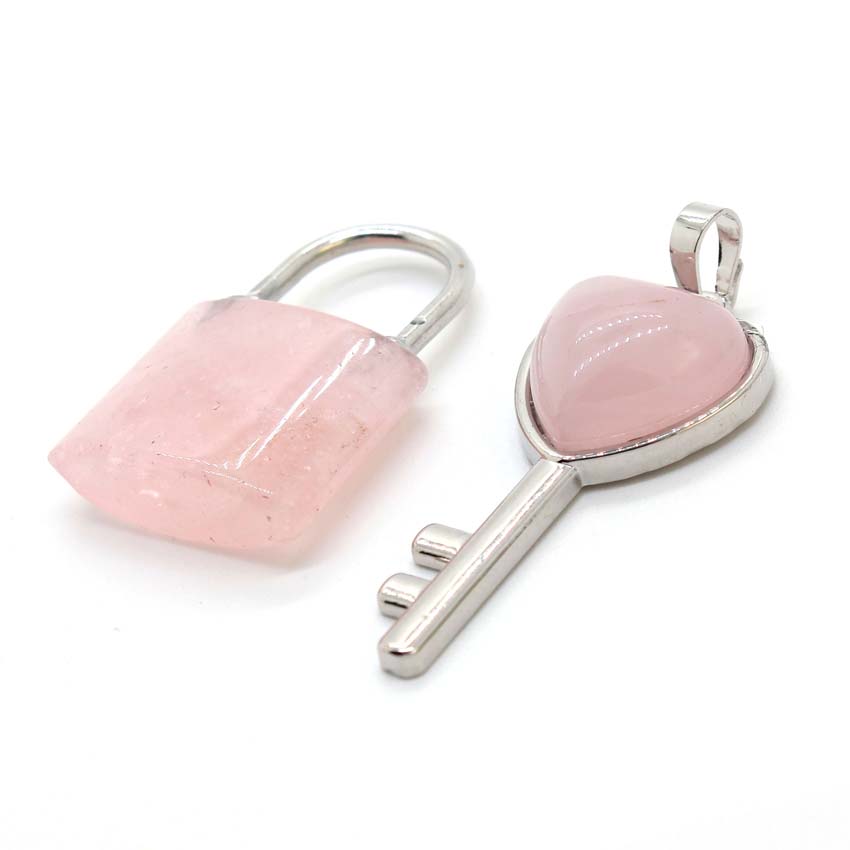 Natural Crystal Couple Lock Ne - Women Fashion Pose recension och pris