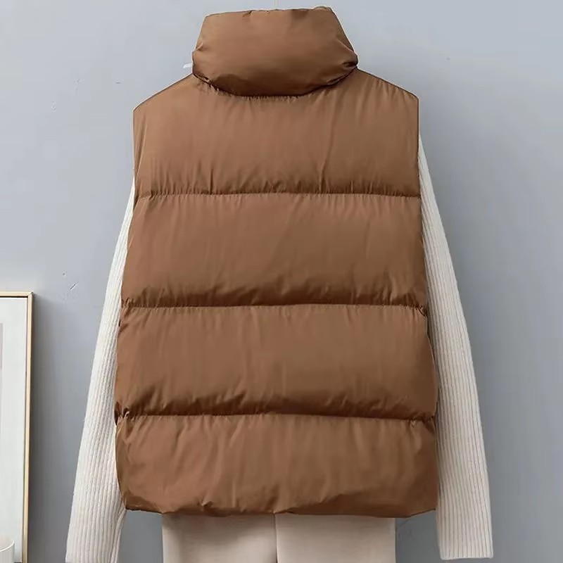 2025 New Winter Warm Cropped V - Puffer Vest Fashion Women recension och pris