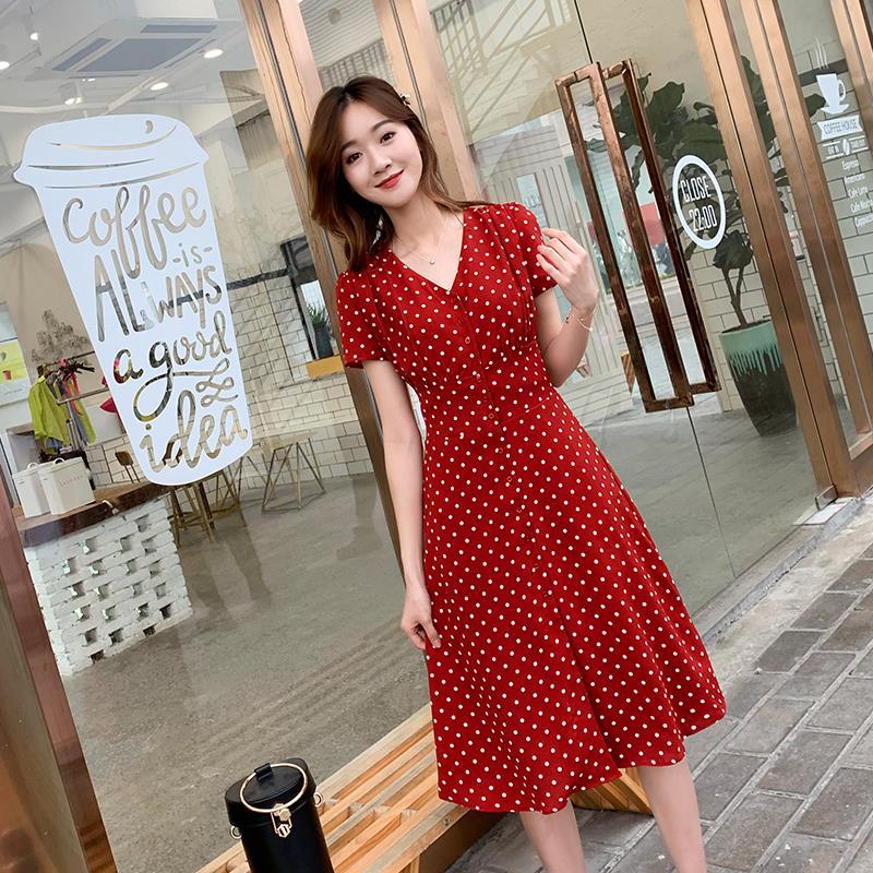 Chiffon Wrap Women Dresses Mid - Wrap Blouse Chiffon recension och pris