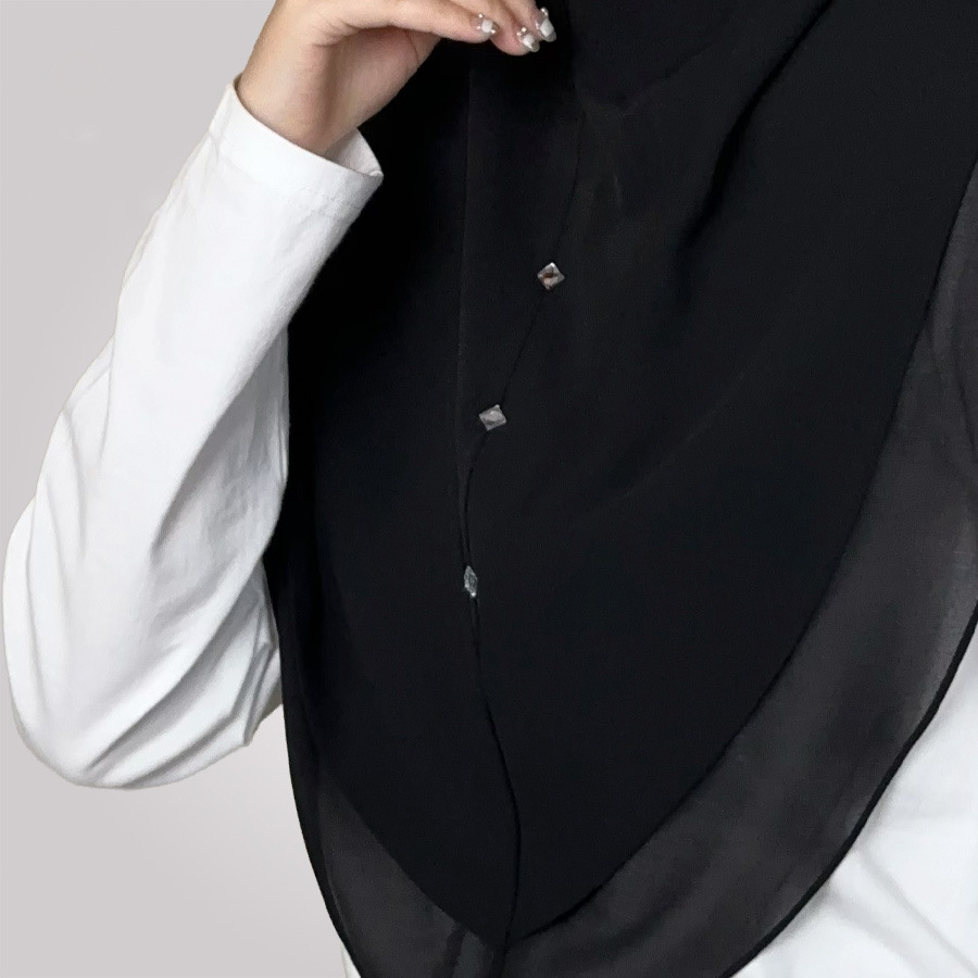 Chiffon Muslim Instant Hijab W - Women'S Fashion Layering recension och pris