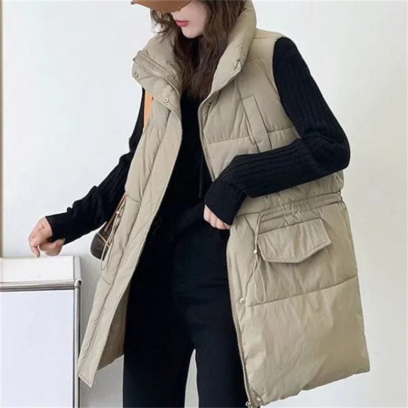 2025 New Women's Medium-length - Puffer Vest Fashion Women recension och pris