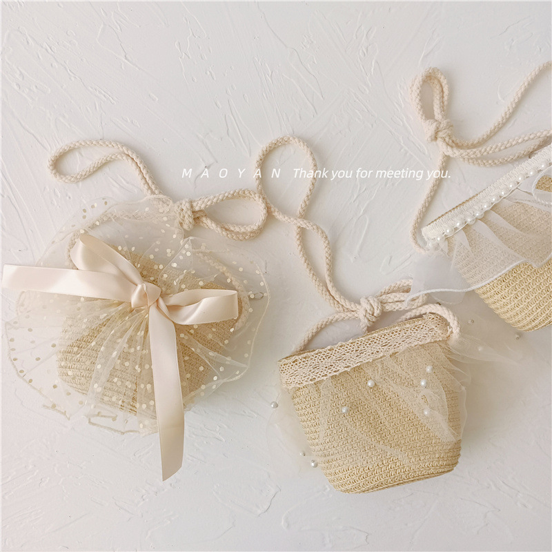 Sweet Mesh Pearl Mini Woven Ba - Coin Purse Women recension och pris