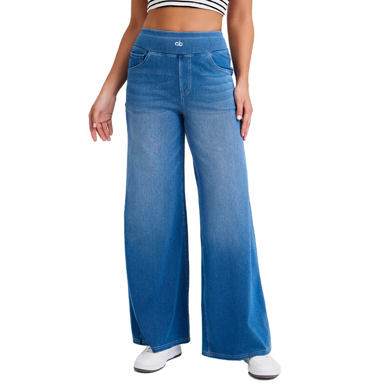 Women High Waist Wide Leg Deni - Mom Jeans Women recension och pris